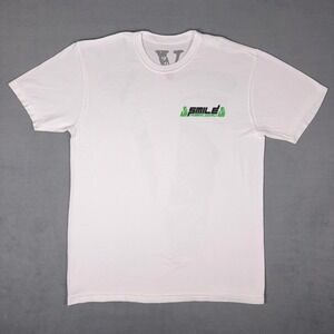 VLONE x Juice WRLD 999 Smile T-Shirt Green Black V Logo White Mens M
